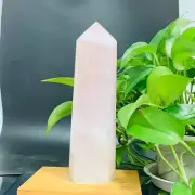 1145g Natural rose quartz crystal obelisk quartz point reiki healing energy