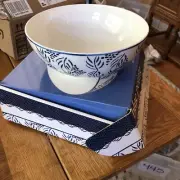 Lenox Serving Bowl 87 oz Blue Pointe Pattern B445 Vegatables Salad