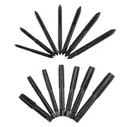 14Pcs Tap Metric Straight Flute Hand Tap Set High Speed Steel Machine