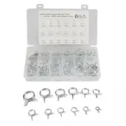 100x Assorted Steel Fuel Line Hose Spring wire Clips Water Pipe HOSE Clamps (for: Daihatsu)
