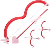 Abaodam 3 Sets Cupid Set Product Cupid Costume for Women Cute Small Arrow and Bow Cupids Bow Arrow Cupid Arrow Prop Adult Valentine Cupid Costume Accessories Cosplay Foam