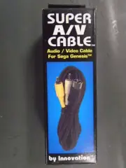Mono RCA Adapter AV Audio Video Cable Cord SEGA GENESIS MODEL 1 MK-1601 RF SVHS