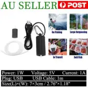 Mini USB Aquarium Fish Tank Oxygen Air Pump Energey Saving Oxygen Air Pump Black