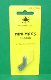Mar-Den Mini-Max 3 Expandable Broadhead Replacement Blades #PK300 - New Pack
