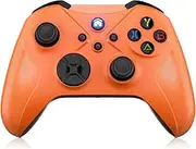 Gamrombo Wireless Controller Replacement for Xbox One, Xbox One X/One S/Xbox Series S/X, with Audio Jack/Macro/Turbo/Dual Vibration - Need to upgrade (Orange)
