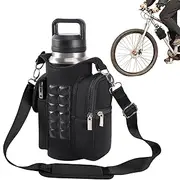 Water Bottle Bag - Magnetic Gym Bag Water Bottle Carrier | Bottle Carrier | Magnetic Bottle | Magnetic Sports Kettle Bags | Convenient Beverage Cup Handle Pouch Ice Mug Holder for, Double Row Magnetic