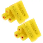 10 Pcs Medium Paint Roller Textured Embroidery Brush Art Painting Tools