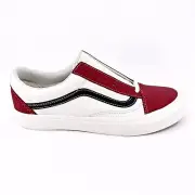 Vans Vault Old Skool VLT LX (Leather) Chili Pepper Black Mens Sneakers
