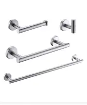 Boyel Living BMG322-4N Towel Bar/Robe Hook/Toilet Paper Holder/Hand Towel Holder