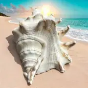 Large Conch Spiky Rare Seashell Decorative Big Ocean Sea Shell Beach Home Decor