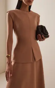 [Róhe] Curved Open-Back Top