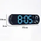Color Digital Wall Clock Large Screen Digital Wall Clock Alarm Function