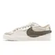 Nike 休閒鞋 Blazer Low 77 Jumbo 墨綠 卡其 大勾勾 女鞋 【ACS】 DQ1470-105