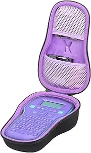 Khanka Hard Travel Case for DYMO Label Maker | LabelManager 160 Portable Label Maker (Internal Purple)