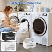 Softener Sheets Dispenser Wooden Dryer Sheet Holder With Lid Dustproof Siypl