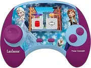 Lexibook - Disney Frozen - Power Console®, Bilingual French/English Educational Game Console with 100 Activities, JCG100FZi1