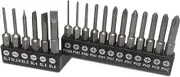 aiyun 18 Piece Slotted Phillips Head Drill Bit Set, 1/4 Inch Hex Shank S2 Steel Magnetic 2Inch Long Screwdriver Bits with Storage Box (Slotted Phillips)
