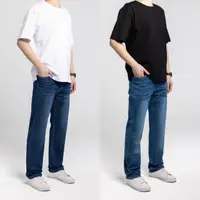 在飛比找momo購物網優惠-【Last Taiwan Jeans】春夏舒適 彈力中直筒牛