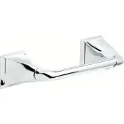 Delta Everly Double Post Pivoting Toilet Paper Holder in Polished Chrome