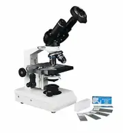 Radical 2000x Binocular Medical Compound Microscope w Camera - Varia Light & ...