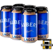 The Albert Brewery Albert Lager Can 375mL
