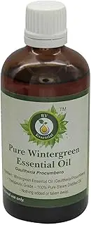 R V Essential Pure Wintergreen Essential Oil 50ml (1.69oz)- Gaultheria Procumbens (100% Pure and Natural Steam Distilled)
