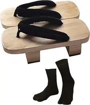 [Dickly] Japanese Wooden Clogs Home Slippers for Travel Summer Apartment
