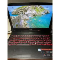 在飛比找蝦皮購物優惠-MSI GP63 8RE 8750H 1060 電競筆電 二