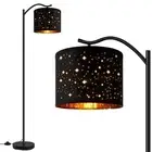 Floor Lamp for Living Room,LED Arched Tall Modern Standing Lamp with Bohemian...