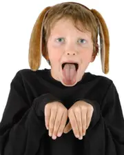 Puppy Ears Headband and Tail Deluxe Set