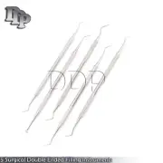 5 Surgical Double Ended Filling Instruments Dental Amalgam Plugger PR-0088