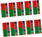 NULYLU Beginner-Friendly 10pcs Kalimba Scale Stickers Easy to Read Pp Material Perfect for Learning