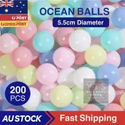 200PCS Plastic Ball Pit Balls Colorful Baby Play Balls Ocean Balls for Playgroun