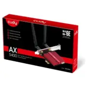 Cudy™AX5400 Wireless WiFi 6E PCIe Card for PC, Bluetooth 5.2, AX210Module Inside
