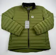 Carhartt LWD Rain Defender Jacket Rugged Flex Lightweight Army Green Puffer M