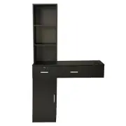 RESHABLE Wall Mount Beauty Salon Station Hair Salon Spa Equipment w/ 2 Drawers