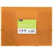 J.Burrows A4 Recycled Elastic Document Wallet Yellow