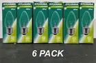 6 x 40W Clear Candle Light Globes Bulbs Lamps E27 Edison Screw ES Dimmable