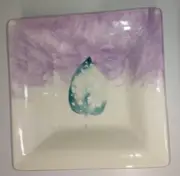 New Laguna Art Ceramics Leaf Print Dish