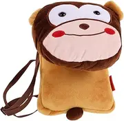 [MOBUTOFU] Adorable Monkey Decorated Bag for Little Girls Boys and Girls Crossbody Purse Practical and Comfortable Shoulder Strap