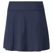 PUMA Womens PWRSHAPE Solid Golf Skirt / Skort Navy Blazer Sz L Large NWT $65