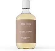 Deep Steep Deep Steep Classic Bubble Bath, Brown Sugar Vanilla, 17 Fluid Ounce ,