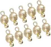 GRADENEVE Strong Hold Magnetic Lobster Clasp 10pcs Set Gold Plated for Necklace Bracelet Jewelry