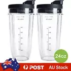 24oz Replacement Cups with Spout Lid Replacement Part for Nutri Ninja Blender AU