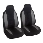 High Back Bucket Seat Fabric Car Seat Covers Protector Front Set Accessory Fit (for: Audi)