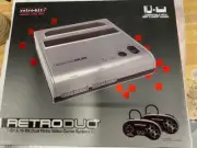 Retro-Bit Retro Duo Twin Video Game System Silver/Black Silver/Black
