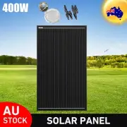12V 400W Solar Panel Mono Home Fixed Boat Caravan Camping Power Battery Charging