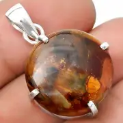 Natural Pietersite - Namibia 925 Sterling Silver Pendant Jewelry P-1013