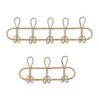 Wall Coat Rack Door Hanger Handmade Storage Organizer Hooks Wall Decoration