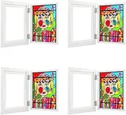 Kids art Frame, Kids Artwork Display Frame Front Opening A4 Picture Frame for 150 Photos, Interchangeable Kids Artwork Display Photo Storage Frames Kids Art Projects Kids Art Frames (Color :